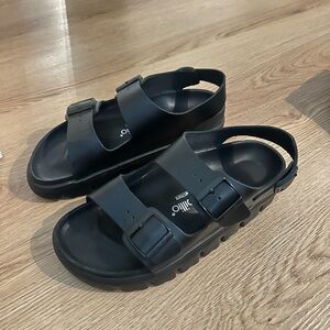 Birkenstock Papillo Black Double Strap Sandals